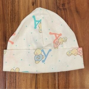 Vintage Carter’s Newborn Baby Beanie Cap Hat Unisex Bunnies 1995.